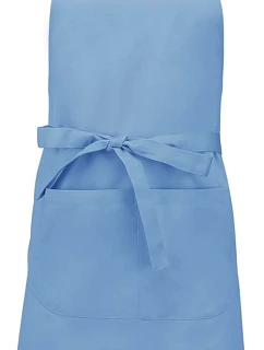 Kariban K 890 Zástěra s laclem "Sommelier" 20.K890 sky blue