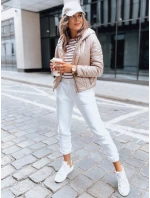Dámská prošívaná přechodová bunda LILYWOOL camel FashionStreet TY3715