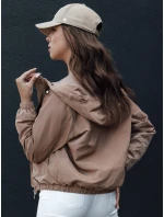 Dámská přechodná bunda s kapucí BELIJ camel FashionStreet TY4472