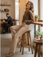 MONAVIA dámský svetr béžový FashionStreet MY2405