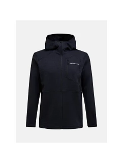 Pánská mikina PEAK PERFORMANCE M Trail Polartec Zip Hood, černá
