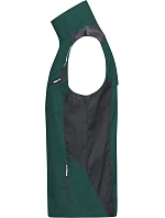 Daiber JN 822 Pracovní vesta - Strong 02.0822 dark green/black