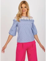 Halenka LK BZ 509336.55P bílá a modrá