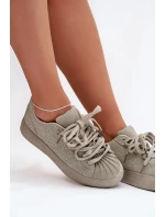 Dámské zdobené tenisky Calissea – zelené