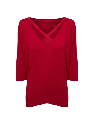 Dámské Tričko s 3/4 rukávem QS5780E - Calvin Klein