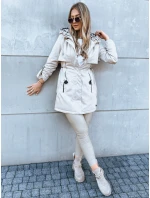Dámská přechodná bunda parka STARK STYLE světle béžová FashionStreet TY3858
