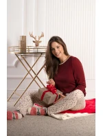 Mademoiselle Sommeil CC0141 Winter Bloom pyžamo délka/r S-XL