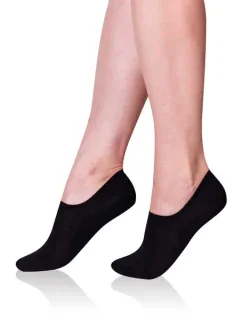 Dámské ponožky invisible BAMBUS SNEAKER SOCKS - BELLINDA - černá