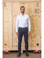 NEOBLU Basile Men Piqué košile s dlouhým rukávem 24.3777 optic white NEOBLU Basile Men Piqué košile s dlouhým rukávem 24.3777 optic white