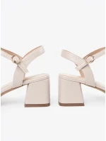 Jedinečné dámské hnědé sandály Obcas Jedinečné dámské hnědé sandály Obcas