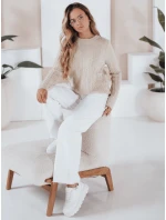 Dámský svetr BRAVINA beige FashionStreet MY2529