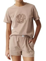 Dámské pyžamo 487 beige - Atlantic