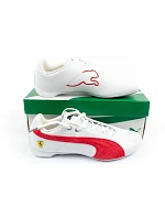 Puma pánské sportovní boty Ferrari Future Cat, bílé, z přírodní kůže, módní