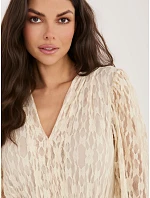 Šaty MI SK 3320.90 světle béžové Šaty MI SK 3320.90 světle béžové