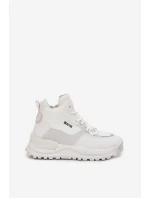 Dámská sportovní obuv na platformě Big Star – bílá