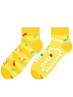 Krátké asymetrické pánské ponožky 035