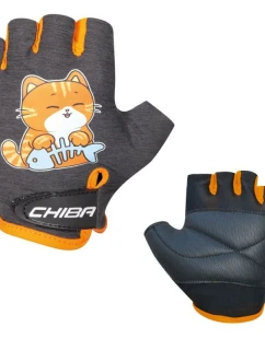 Rukavice CHIBA COOL KIDS černá kočka M