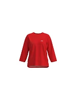 Cyklistické tričko POC W's Motion Air 3/4 Jersey, červené