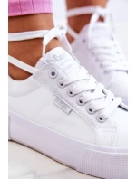 Tenisky na platformě Lee Cooper LCW-22-31-0884L Bílý