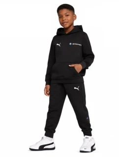 Dětská mikina s klokankou Puma BMW MMS černá