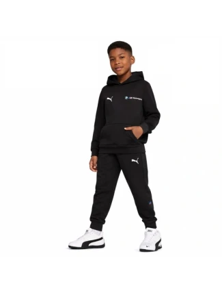 Dětská mikina s klokankou Puma BMW MMS černá