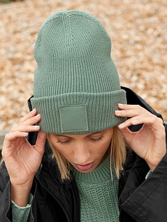 Beechfield B 336R Pletená čepice Patch "Tonal" 53.336R biscuit