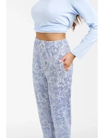 Italská móda Salli long length sp. barva:modrá/print Italská móda Salli long length sp. barva:modrá/print