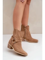 Boty na podpatku model 203875 Step in style Boty na podpatku model 203875 Step in style