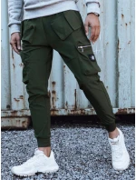 FashionStreet zelené pánské nákladní kalhoty UX4301