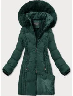 Tmavě zelená zimní bunda s odepínací kapucí S'west (R8199-10) Tmavě zelená zimní bunda s odepínací kapucí S'west (R8199-10)