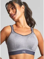 Sportovní podprsenka 7341B Non Wired Bra charcoal marl šedá - Panache Sportovní podprsenka 7341B Non Wired Bra charcoal marl šedá - Panache