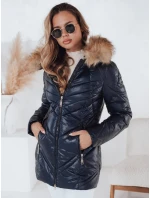 Dámská prošívaná zimní bunda SOLARIS navy blue FashionStreet TY4009