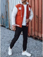 Pánská zimní bunda s kapucí červená FashionStreet TX4877