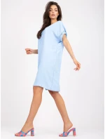 Šaty DHJ SK 0123.60P světle modrá