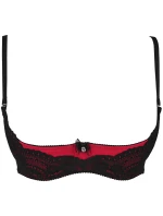 Podprsenka V-9881 černo-červená - Axami Podprsenka V-9881 černo-červená - Axami