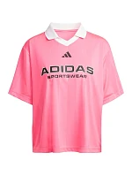 Adidas Tiro Q4 dámské tričko růžové JN2747