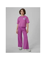 Dívčí volné tričko s potiskem 4F 4FJRSS26TTSHF3827-51S