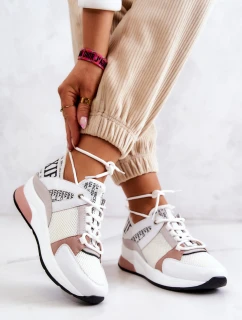 Sportovní Boty Tenisky Na Klínu bílý Lorey