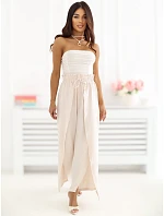 Kalhoty CS SP XYS3375.03 světle béžové