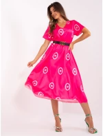 DHJ SK 17260 šaty.90 tmavě růžová