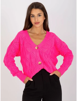 Dámský svetr LC SW 803 fluo růžový Dámský svetr LC SW 803 fluo růžový