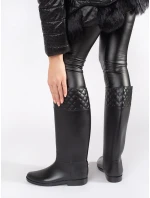 Pohodlné gumáky dámské černé Pohodlné gumáky dámské černé