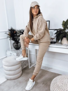 KSENIIA PREMIUM dámská tepláková souprava ve světle béžové barvě FashionStreet AY0784