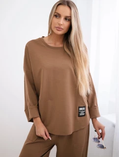 Souprava Punto Milano Winter tepláky + kalhot velbloud