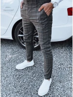 Pánské tmavě šedé kalhoty FashionStreet UX4404