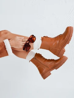 Dámské kozačky STYLOBOSS camel FashionStreet ZY0520