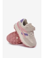 Dětské Tenisky Na Suchý Zip Růžové Savilia