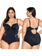 Dámské jednodílné plavky SKJ-63 Černá - AVA Dámské jednodílné plavky SKJ-63 Černá - AVA