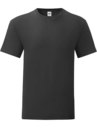 Fruit of the Loom Iconic 150 T Pánské tričko 16.1430 black