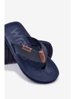 Pánské žabky WRANGLER ZANE FLIPFLOP MEN LOW 20251044.24H tmavě modré